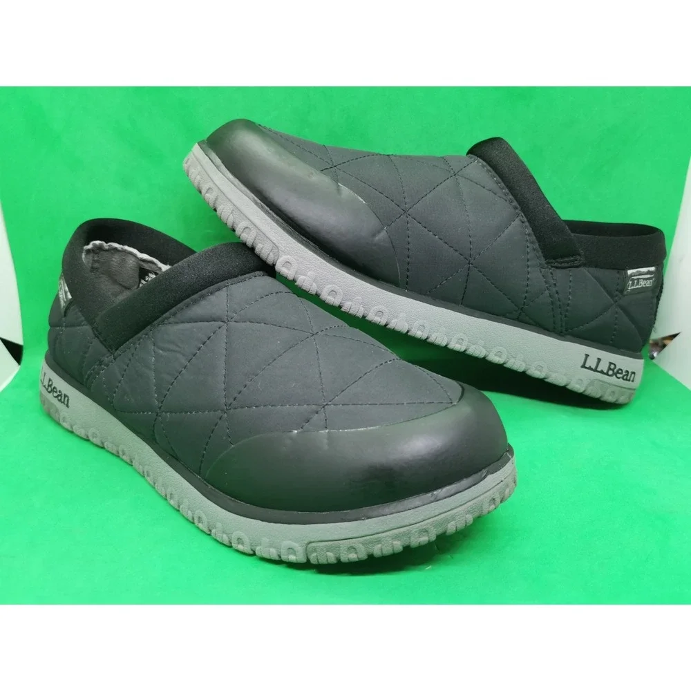 LL Bean Ultralight PrimaLoft Slip-On Shoes Women's Size 9 M Black Waterproof